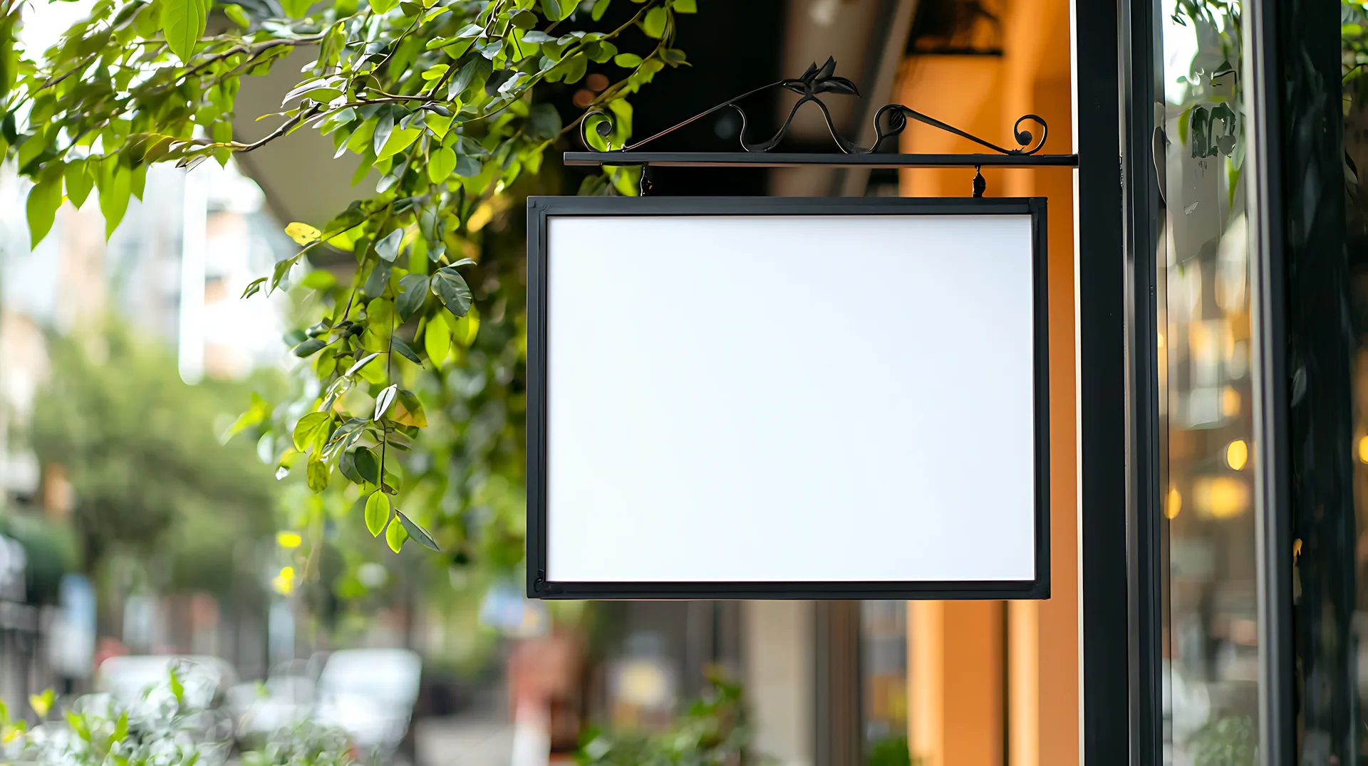 hanging sign frame